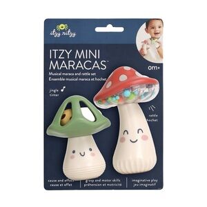 Itzy Ritzy Mini Maracas Mushrooms
